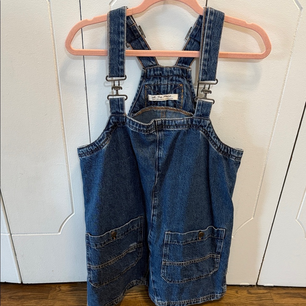 Free People Blue Denim Mini Dress